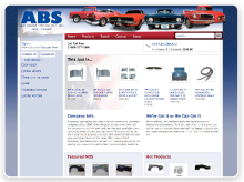 Screenshot of Autobody Specialties' website